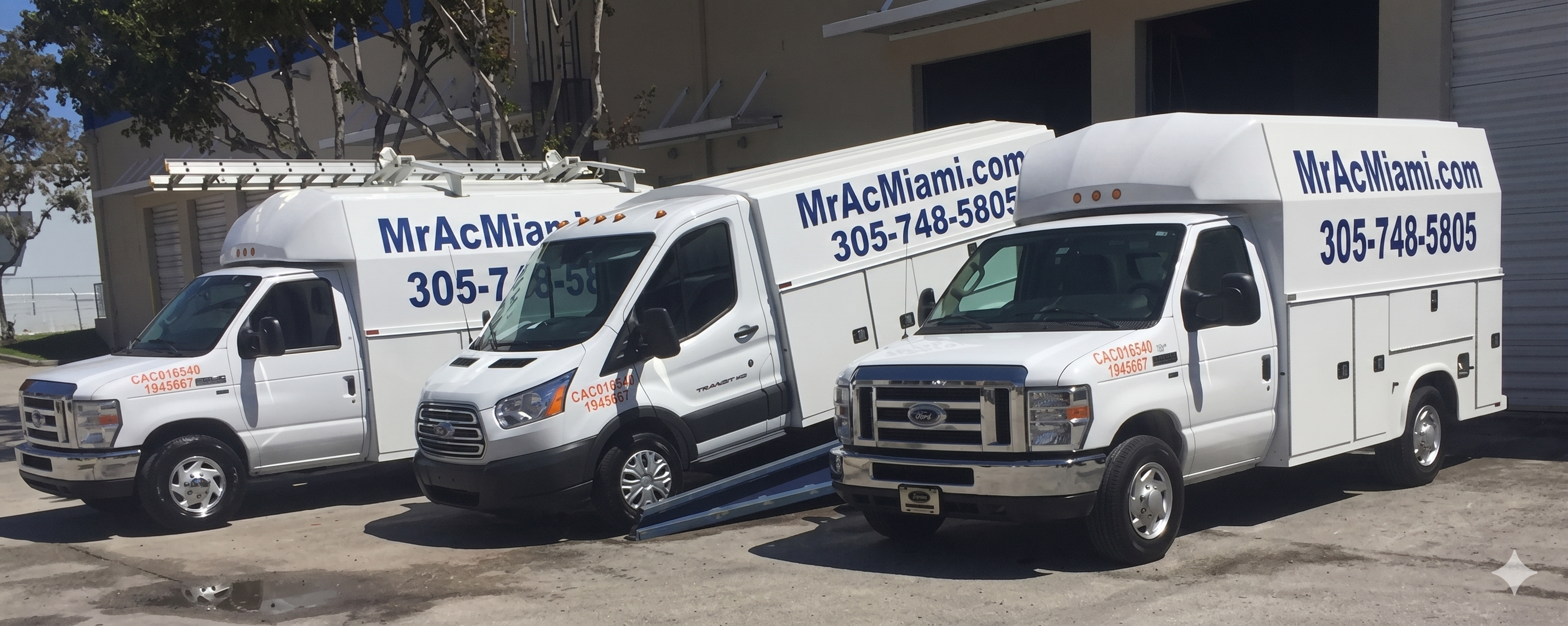 Mr. AC Miami fleet service vehicles
